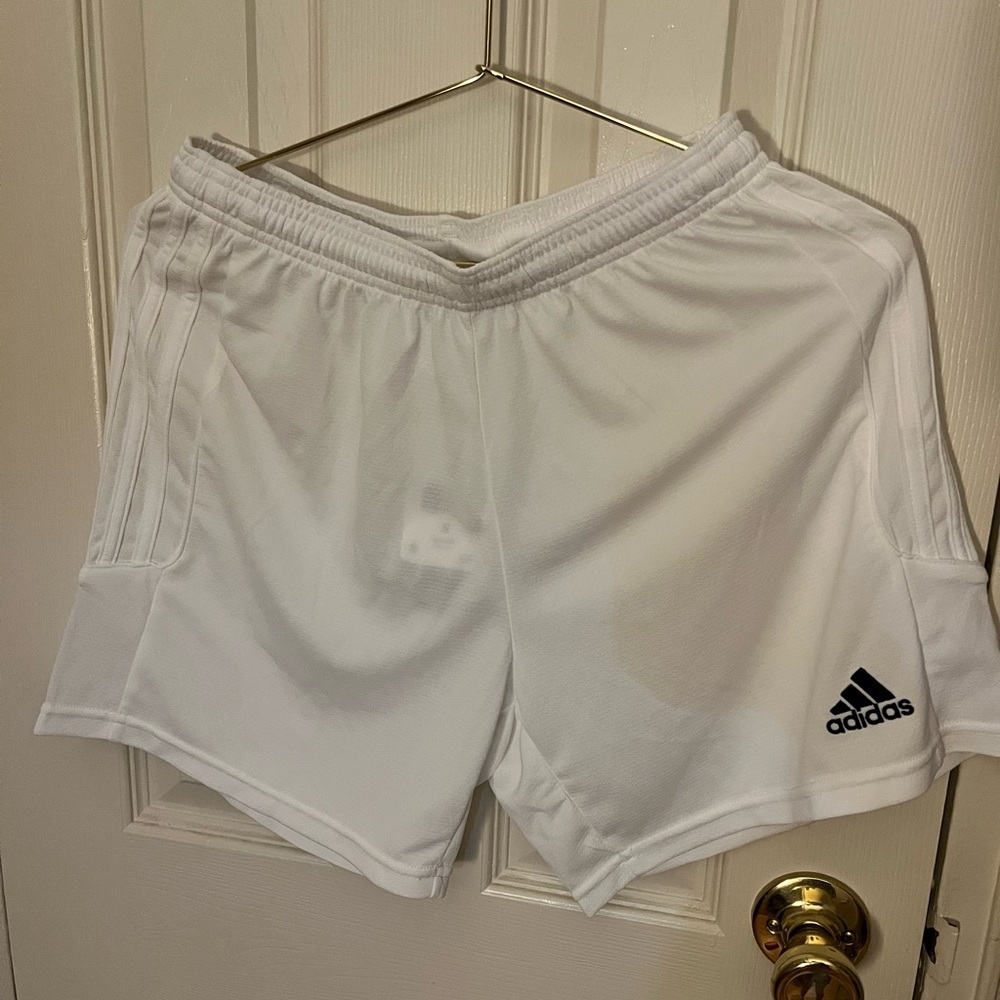 Adidas Women's White Athletic Shorts